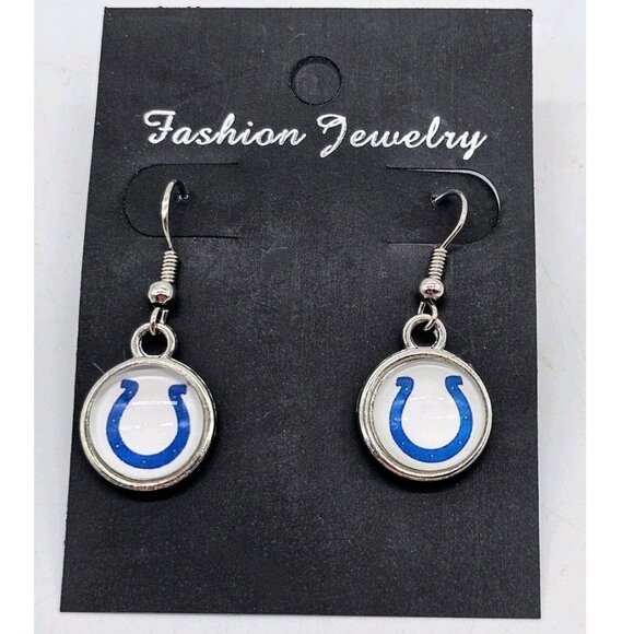 Unbranded Jewelry - Indianapolis Colts NFL Football Piered Earrings New Small Dangling